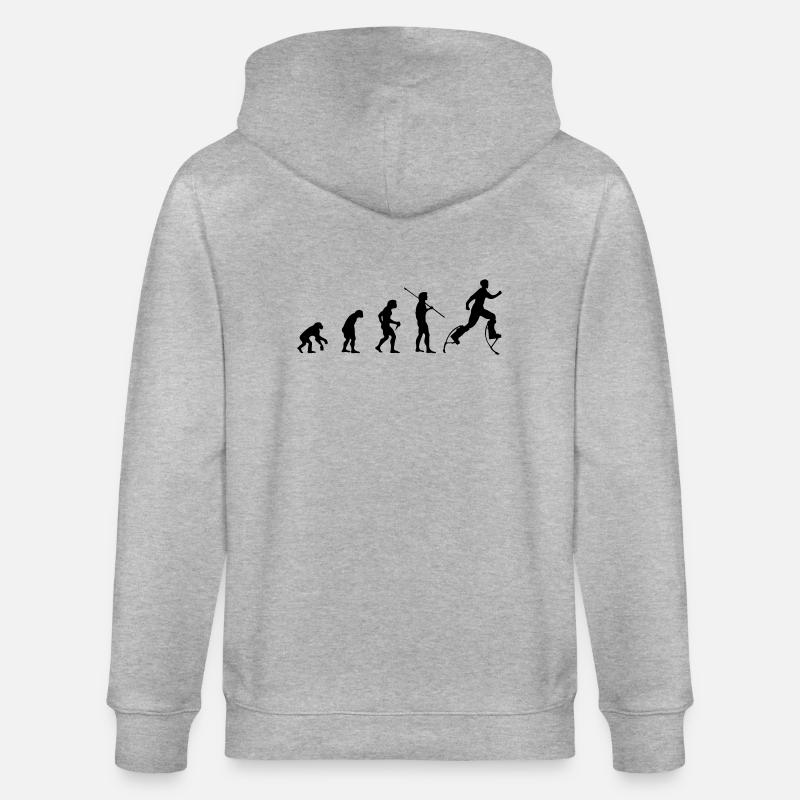 Evolution Urbaine - Veste à capuche bio CULTIVATOR Stanley/Stella Unisexe - gris chiné