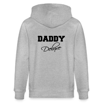 Daddy Deluxe - Stanley/Stella Unisex Bio-Kapuzenjacke CULTIVATOR  - Grau meliert - Hinten - Luana (180cm)