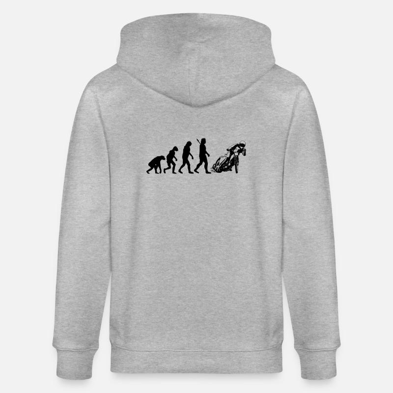 Speedway - Stanley/Stella Unisex Bio-Kapuzenjacke CULTIVATOR  - Grau meliert