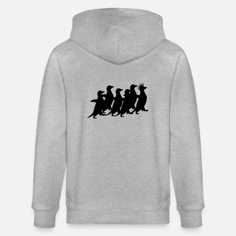 Pack de pingouins - Veste à capuche bio CULTIVATOR Stanley/Stella Unisexe - gris chiné