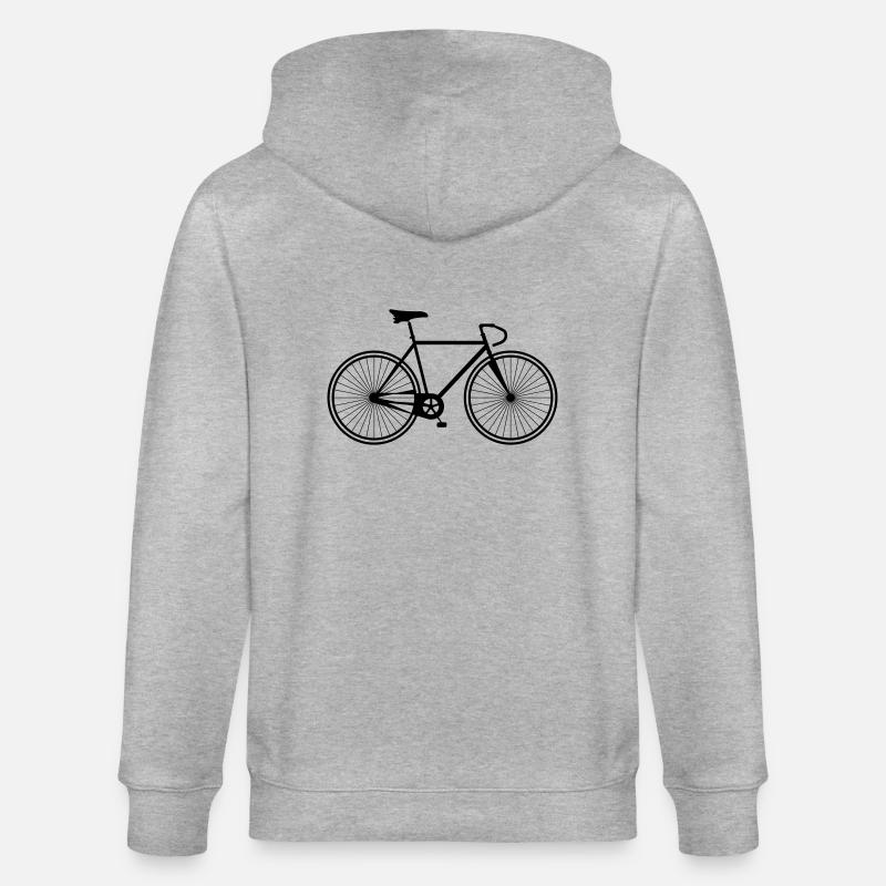 Fahrrad - Stanley/Stella Unisex Bio-Kapuzenjacke CULTIVATOR  - Grau meliert