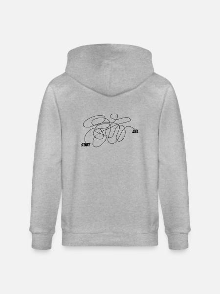 Start Destination Journey 1c - Stanley/Stella CULTIVATOR Unisex Organic Hooded Jacket - heather grey