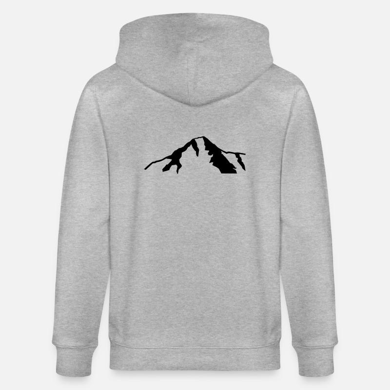 Eiger - Stanley/Stella Unisex Bio-Kapuzenjacke CULTIVATOR  - Grau meliert