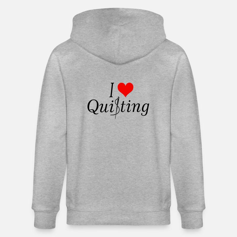 Quilt - Stanley/Stella CULTIVATOR  Unisex Organic Hooded Jacket - heather grey