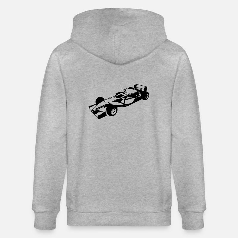 Formula1 - Veste à capuche bio CULTIVATOR Stanley/Stella Unisexe - gris chiné