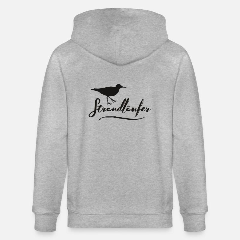 Strandläufer - Stanley/Stella Unisex Bio-Kapuzenjacke CULTIVATOR - Grau meliert