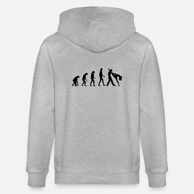 Evolution Dance - Stanley/Stella Unisex Bio-Kapuzenjacke CULTIVATOR  - Grau meliert