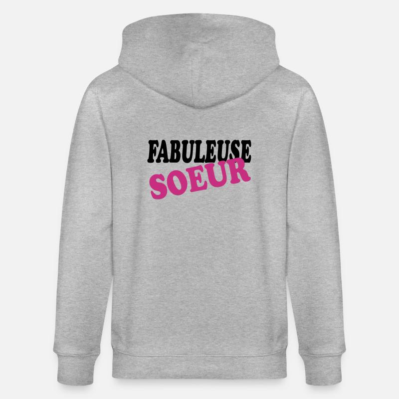 FABULEUSE SOEUR - Veste à capuche bio CULTIVATOR Stanley/Stella Unisexe - gris chiné