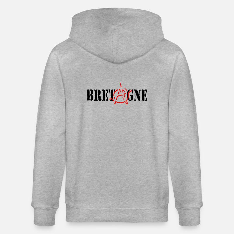 Anarchy Britannien - Stanley/Stella Unisex Bio-Kapuzenjacke CULTIVATOR  - Grau meliert