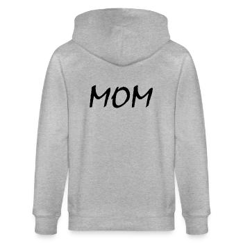 Mom - Stanley/Stella Unisex Bio-Kapuzenjacke CULTIVATOR  - Grau meliert - Hinten - Luana (180cm)