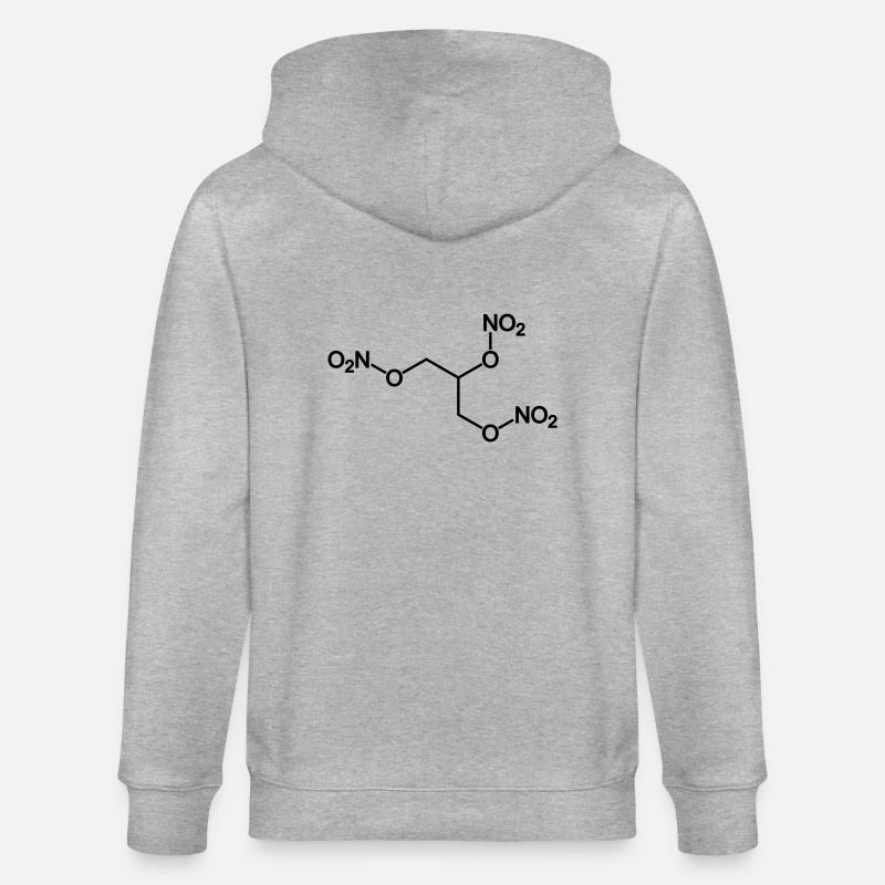 dynamite (nitroglycerin) - Stanley/Stella Unisex Bio-Kapuzenjacke CULTIVATOR  - Grau meliert