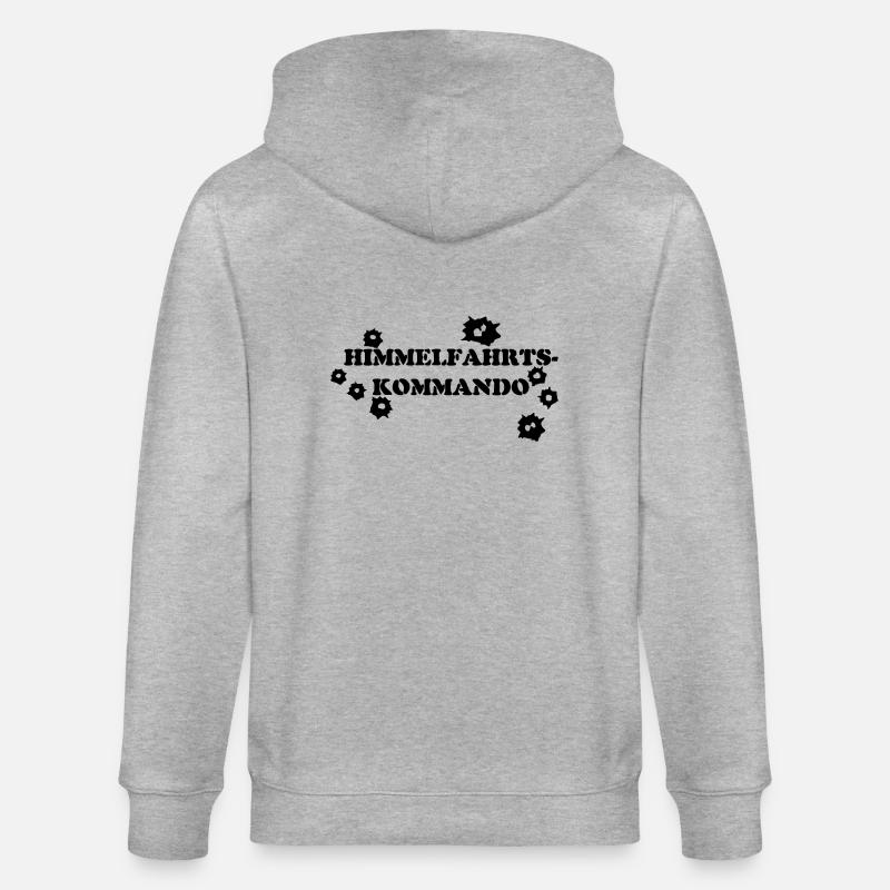 HIMMELFAHRTSKOMMANDO - Stanley/Stella Unisex Bio-Kapuzenjacke CULTIVATOR  - Grau meliert