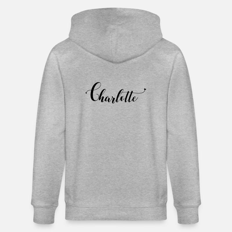 charlotte - Stanley/Stella Unisex Bio-Kapuzenjacke CULTIVATOR - Grau meliert