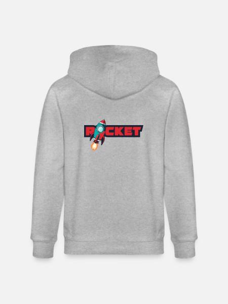 rocket - Stanley/Stella Unisex Bio-Kapuzenjacke CULTIVATOR  - Grau meliert