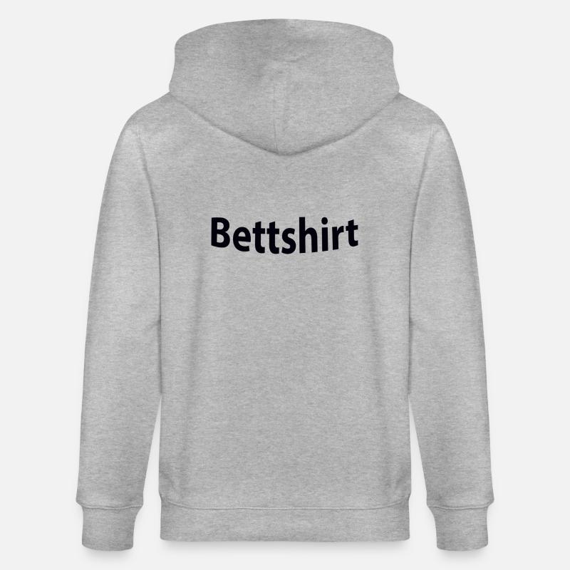 Bettshirt - Stanley/Stella Unisex Bio-Kapuzenjacke CULTIVATOR  - Grau meliert