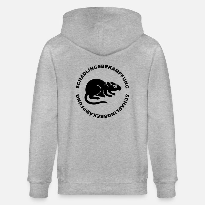 Schädlingdbekaempfung - Stanley/Stella CULTIVATOR  Unisex Organic Hooded Jacket - heather grey