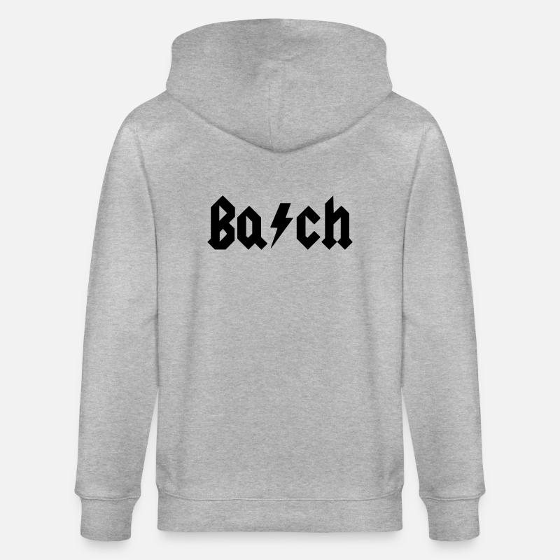 BACH! Geschenk Idee - Stanley/Stella Unisex Bio-Kapuzenjacke CULTIVATOR  - Grau meliert