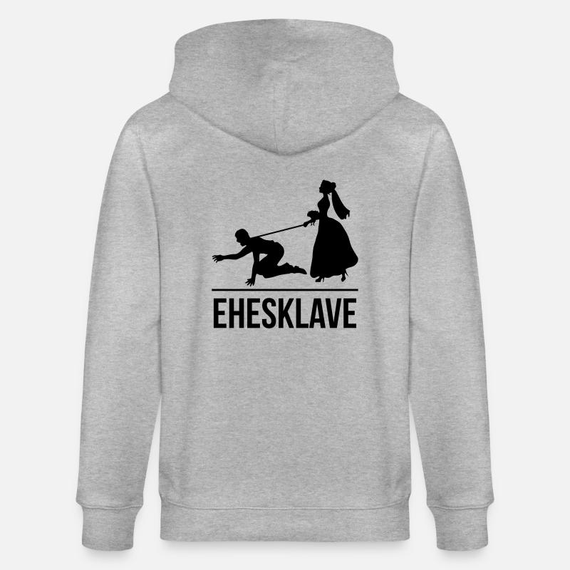 Ehesklave - Stanley/Stella Unisex Bio-Kapuzenjacke CULTIVATOR  - Grau meliert