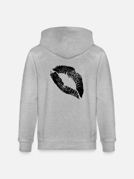 kiss - Stanley/Stella Unisex Bio-Kapuzenjacke CULTIVATOR - Grau meliert