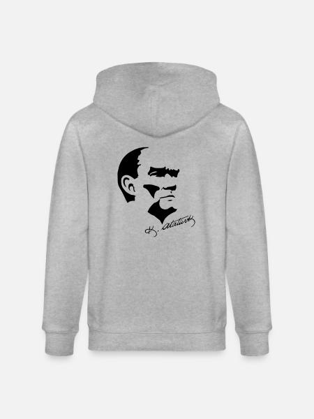 Atatürk 2 - Veste à capuche bio CULTIVATOR Stanley/Stella Unisexe - gris chiné
