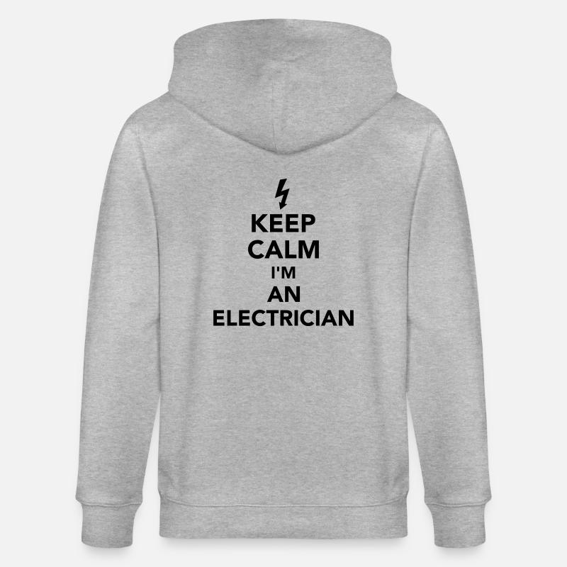 Elektriker - Stanley/Stella Unisex Bio-Kapuzenjacke CULTIVATOR  - Grau meliert