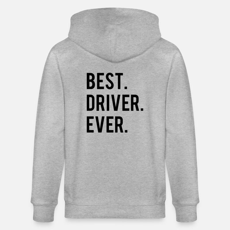 Best Driver Ever - Veste à capuche bio CULTIVATOR Stanley/Stella Unisexe - gris chiné