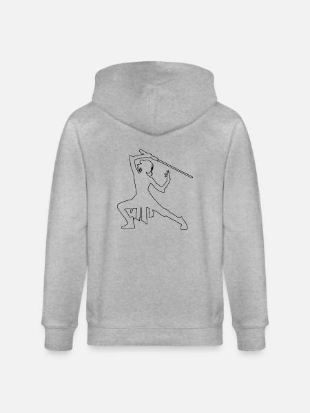 femme lightsaber - Veste à capuche bio CULTIVATOR Stanley/Stella Unisexe - gris chiné
