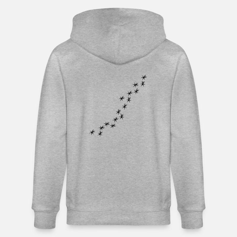 Fourmi - Veste à capuche bio CULTIVATOR Stanley/Stella Unisexe - gris chiné