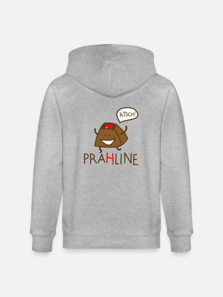 Praline - Stanley/Stella Unisex Bio-Kapuzenjacke CULTIVATOR - Grau meliert