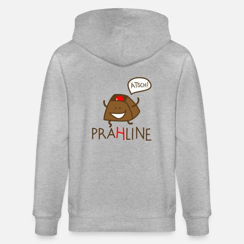 Praline - Stanley/Stella Unisex Bio-Kapuzenjacke CULTIVATOR  - Grau meliert