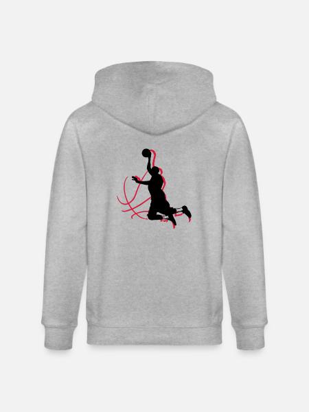 basketball - Stanley/Stella CULTIVATOR Unisex Organic Hooded Jacket - heather grey