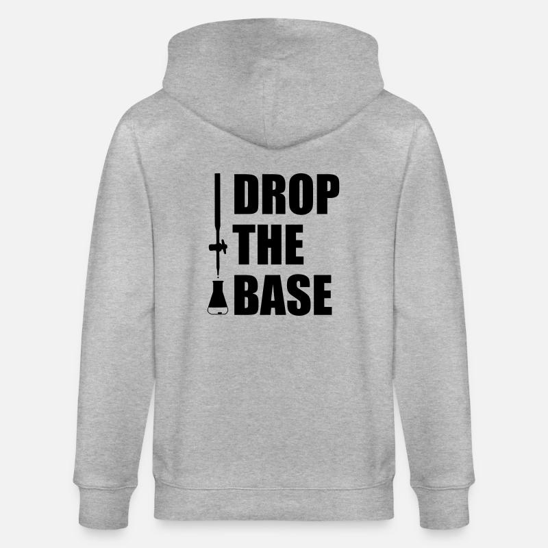 Drop the Base! - Stanley/Stella Unisex Bio-Kapuzenjacke CULTIVATOR  - Grau meliert