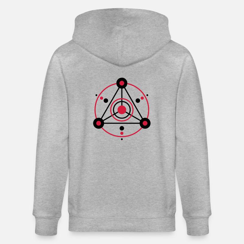 circles - Veste à capuche bio CULTIVATOR Stanley/Stella Unisexe - gris chiné