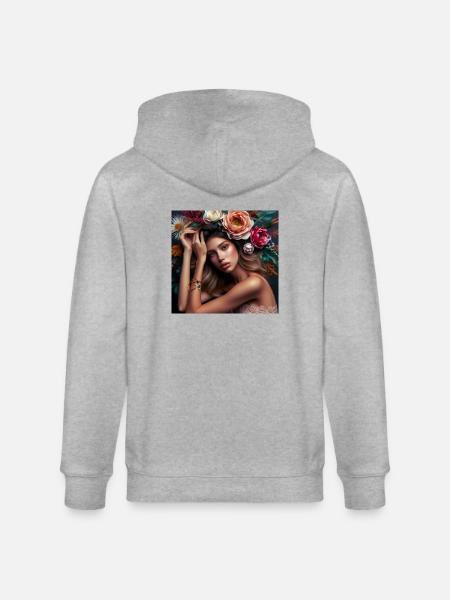 Resting. - Stanley/Stella CULTIVATOR Unisex Organic Hooded Jacket - heather grey
