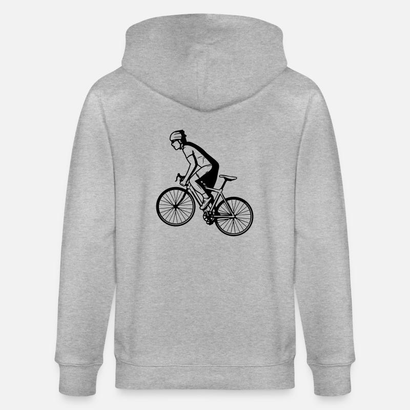 Conception de vélo de route - Veste à capuche bio CULTIVATOR Stanley/Stella Unisexe - gris chiné