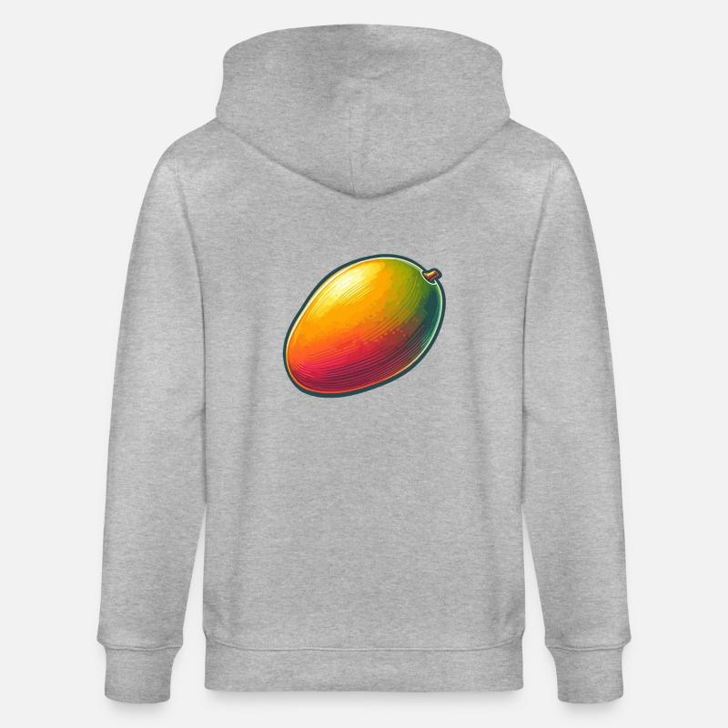 Mango - Stanley/Stella Unisex Bio-Kapuzenjacke CULTIVATOR  - Grau meliert