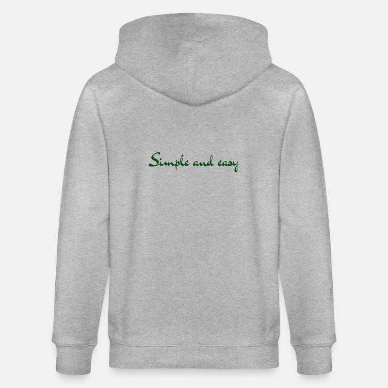 Simple and easy - Stanley/Stella Unisex Bio-Kapuzenjacke CULTIVATOR  - Grau meliert