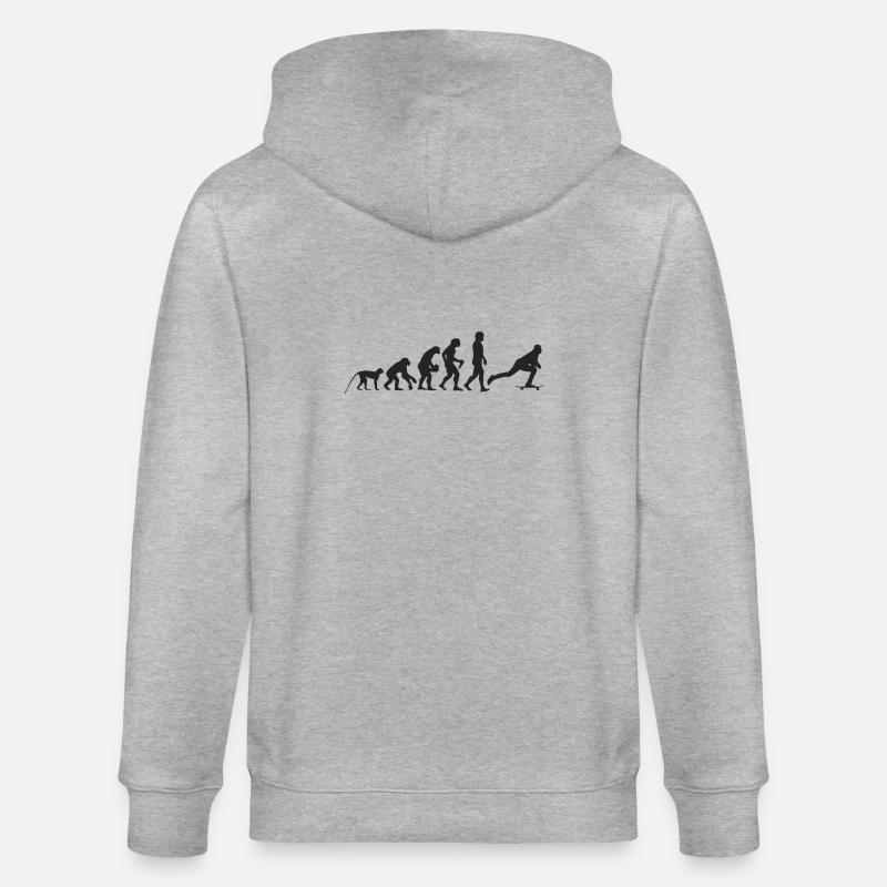 Evolution Skate - Veste à capuche bio CULTIVATOR Stanley/Stella Unisexe - gris chiné