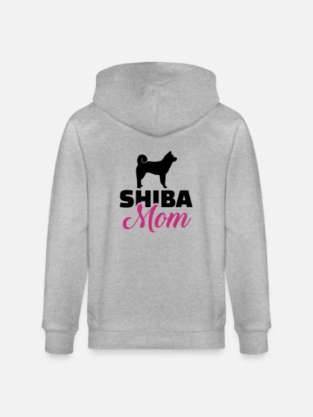 Shiba Inu - Stanley/Stella økologisk unisex-hættejakke CULTIVATOR  - grå meleret