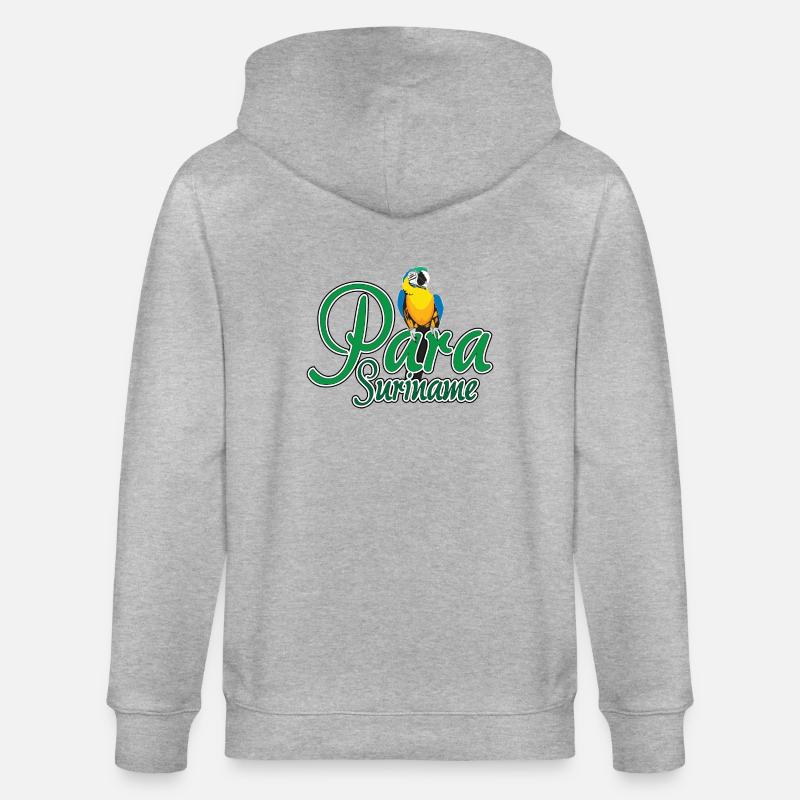 District de Para - Veste à capuche bio CULTIVATOR Stanley/Stella Unisexe - gris chiné