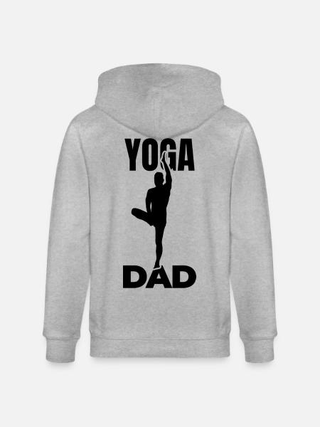 Yoga Papa - Stanley/Stella Unisex Bio-Kapuzenjacke CULTIVATOR  - Grau meliert