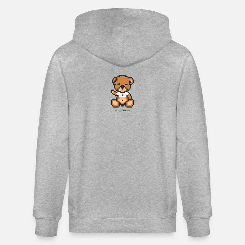 Pixel Bear South Korea - Veste à capuche bio CULTIVATOR Stanley/Stella Unisexe - gris chiné