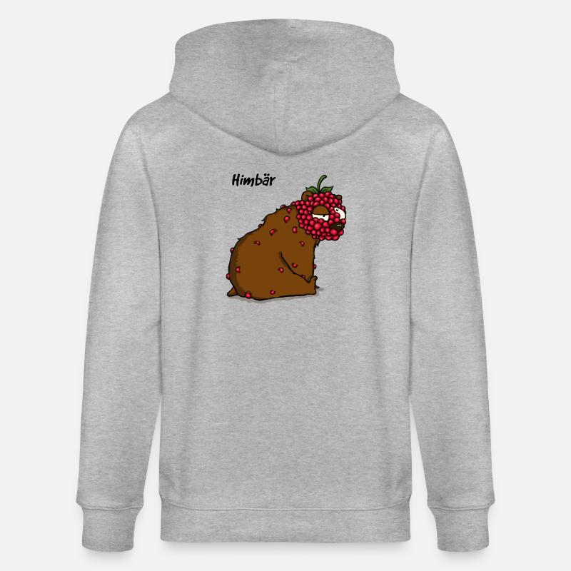 Himbär - Stanley/Stella Unisex Bio-Kapuzenjacke CULTIVATOR - Grau meliert