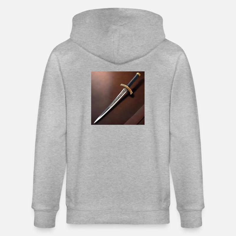 Conception d’affiche Sabre Samouraï - Veste à capuche bio CULTIVATOR Stanley/Stella Unisexe - gris chiné