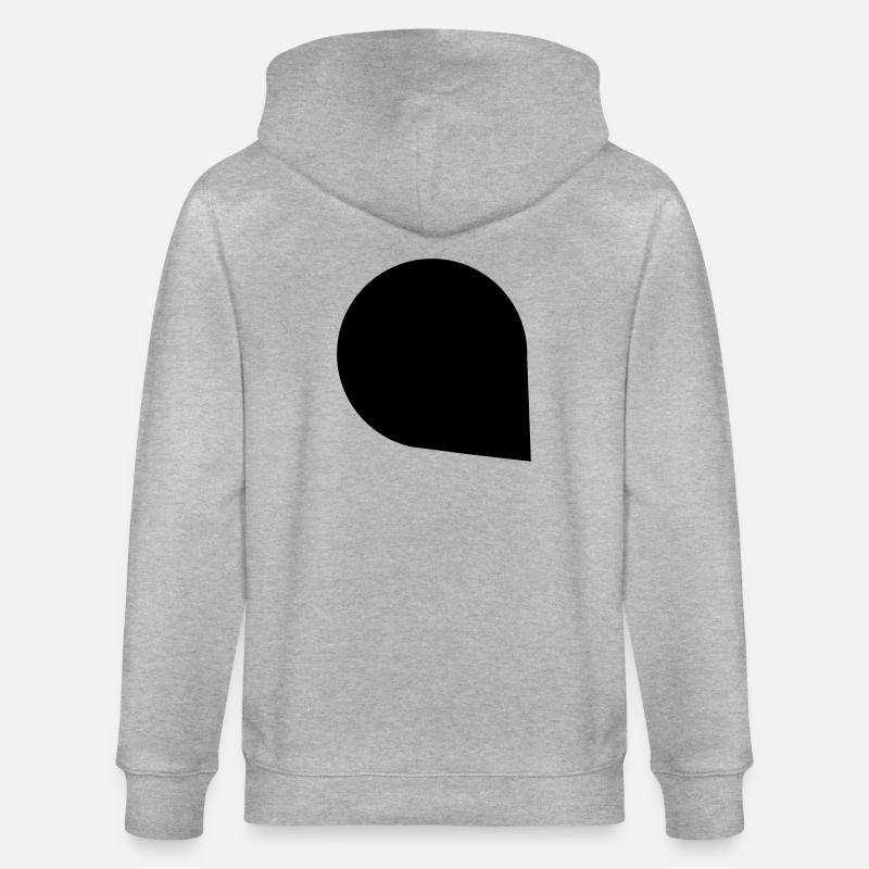 info-bulle Bubble message Discuter - Veste à capuche bio CULTIVATOR Stanley/Stella Unisexe - gris chiné