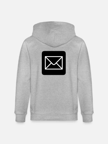 E-Mail! Geschenk Idee Geschenkidee - Stanley/Stella Unisex Bio-Kapuzenjacke CULTIVATOR  - Grau meliert