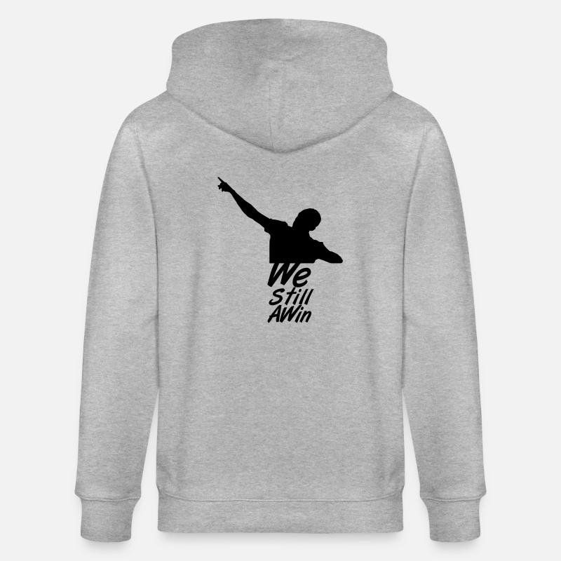 We Still A Win - Veste à capuche bio CULTIVATOR Stanley/Stella Unisexe - gris chiné