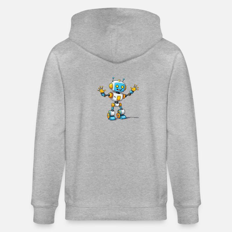 Motivation Algorithm - Stanley/Stella Unisex Bio-Kapuzenjacke CULTIVATOR  - Grau meliert