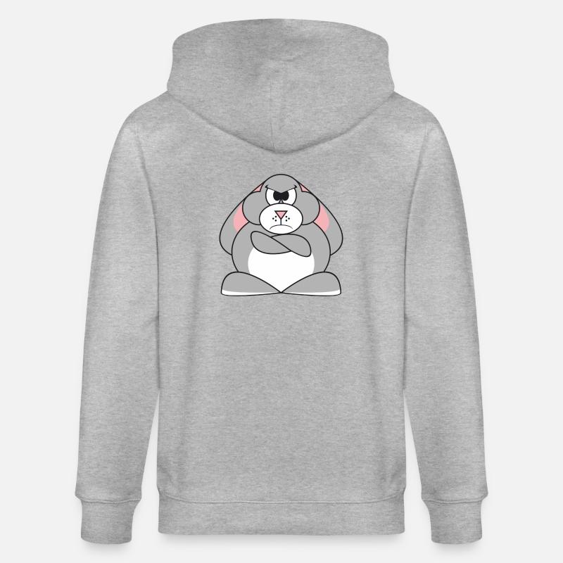 Sulk bunny - Veste à capuche bio CULTIVATOR Stanley/Stella Unisexe - gris chiné