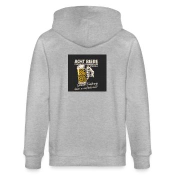 Toast - Veste à capuche bio CULTIVATOR Stanley/Stella Unisexe - gris chiné - Dos - Luana (180cm)